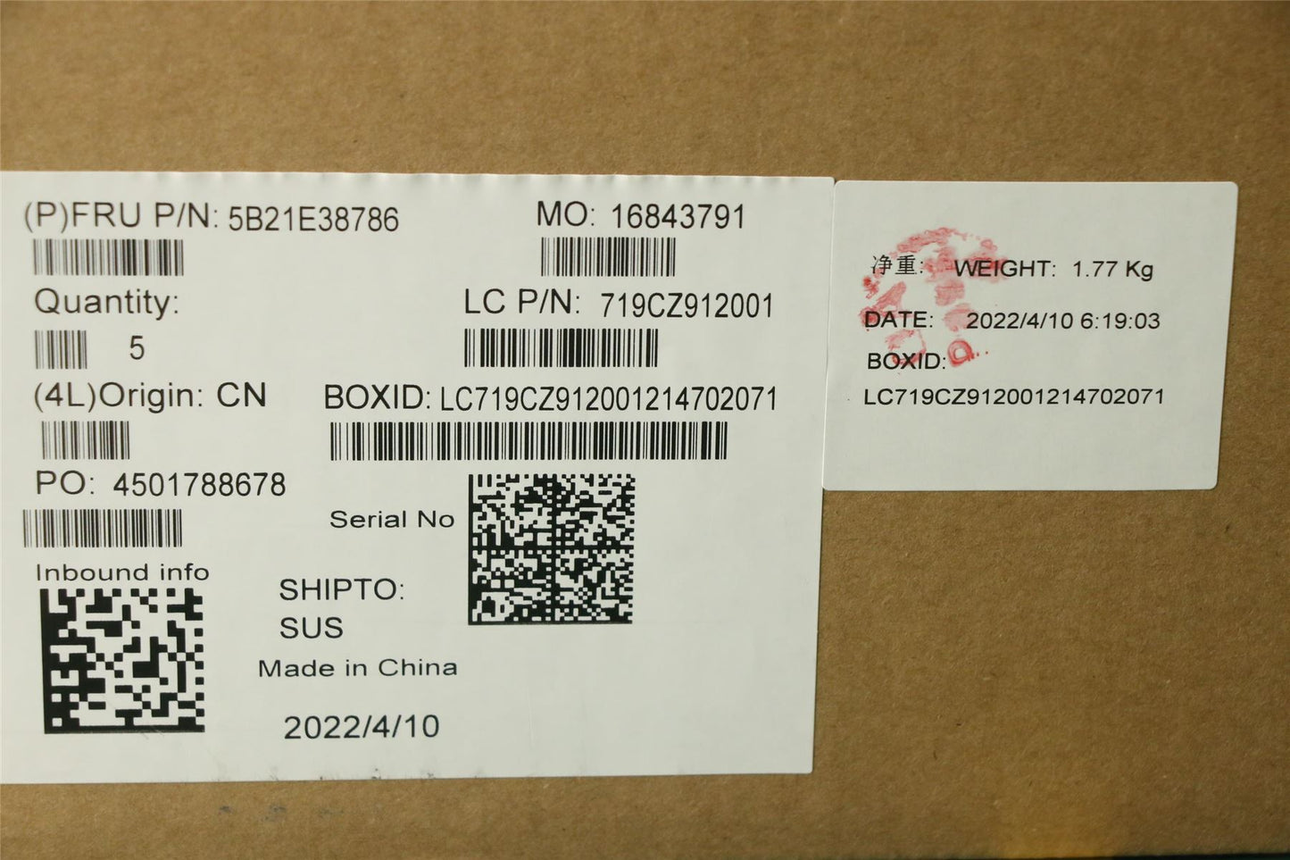 Lenovo 5 15IAH7 Motherboard Mainboard DIS intelI512500H 5B21E38786