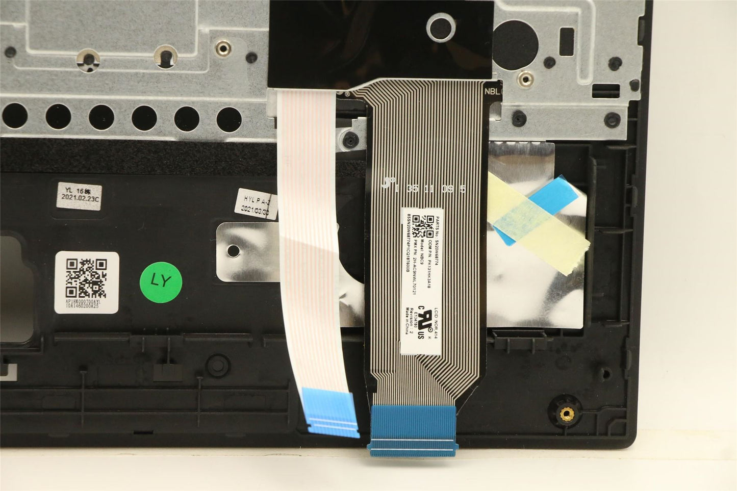 Lenovo MECH_ASM KB NOR(P)UK BK 5M11A35687