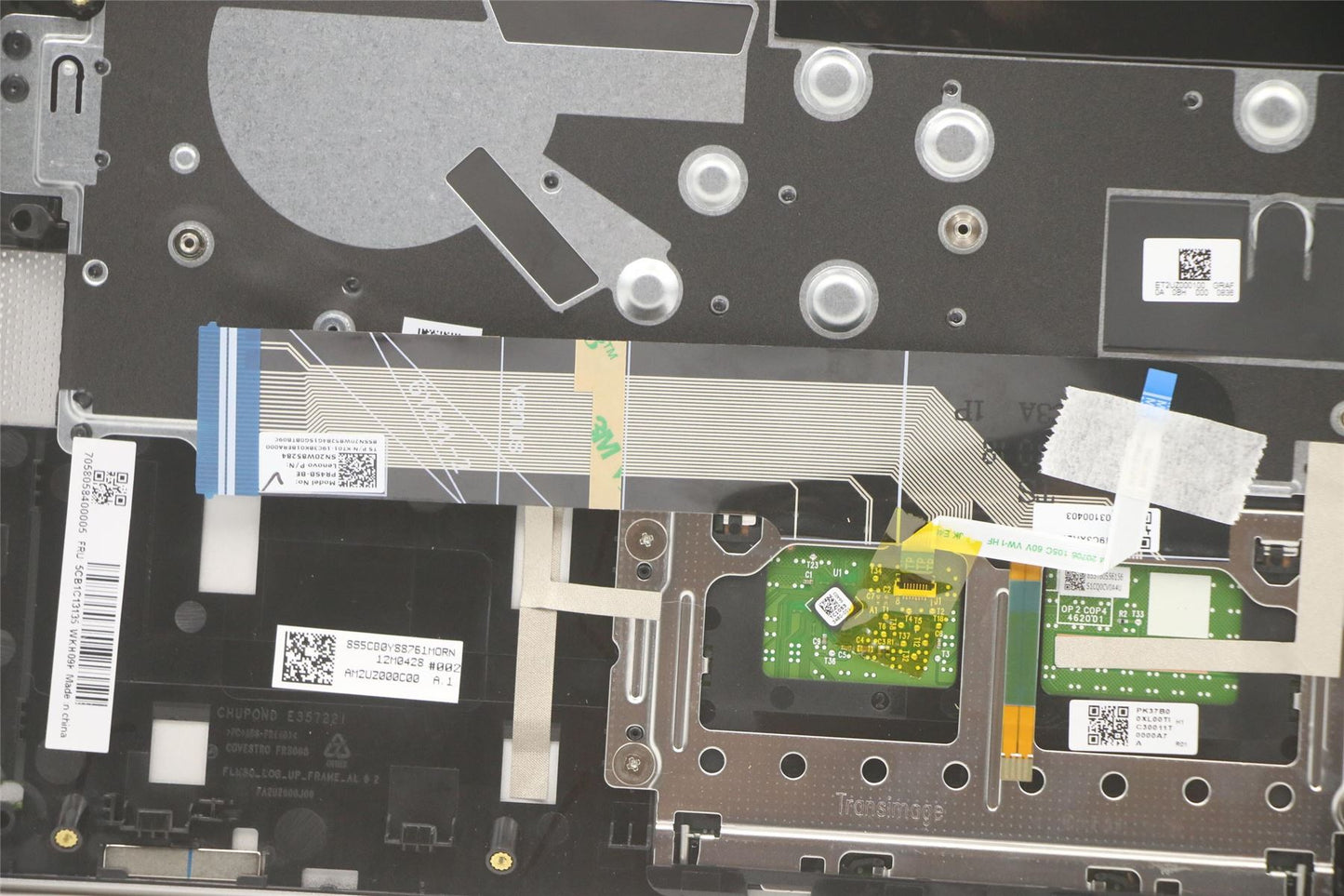 Lenovo IdeaPad 5 14ALC05 Palmrest Cover Touchpad Keyboard Belgian 5CB1C13135