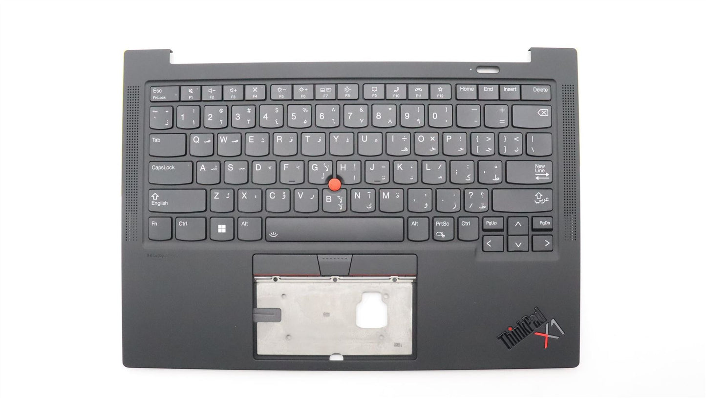 Lenovo ThinkPad X1 9th Gen Keyboard Palmrest Top Cover Arabic Backlit 5M11C53228