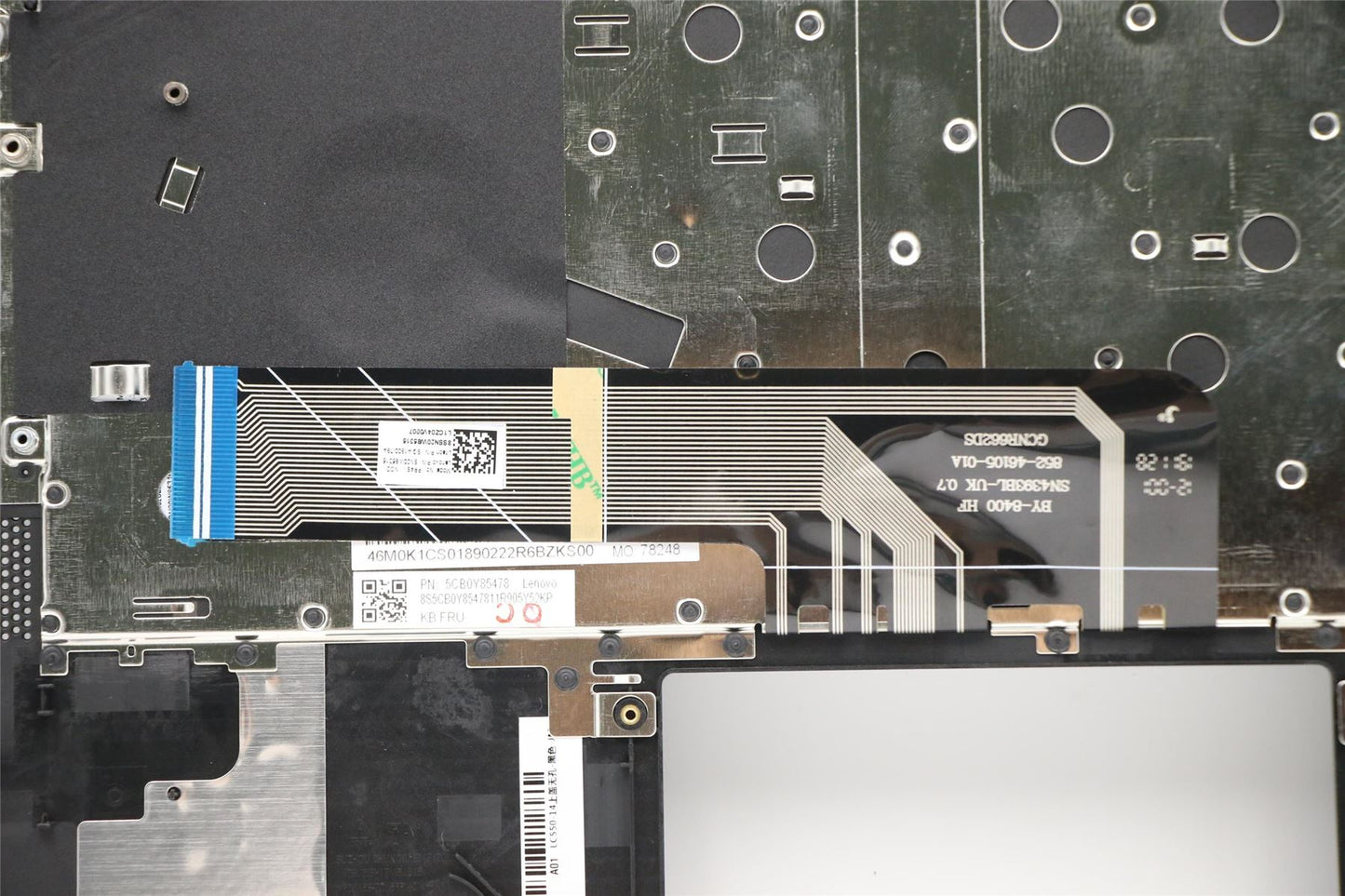 Lenovo IdeaPad 5-14IIL05 5-14ARE05 Palmrest Cover Keyboard Nordic 5CB0Y85478