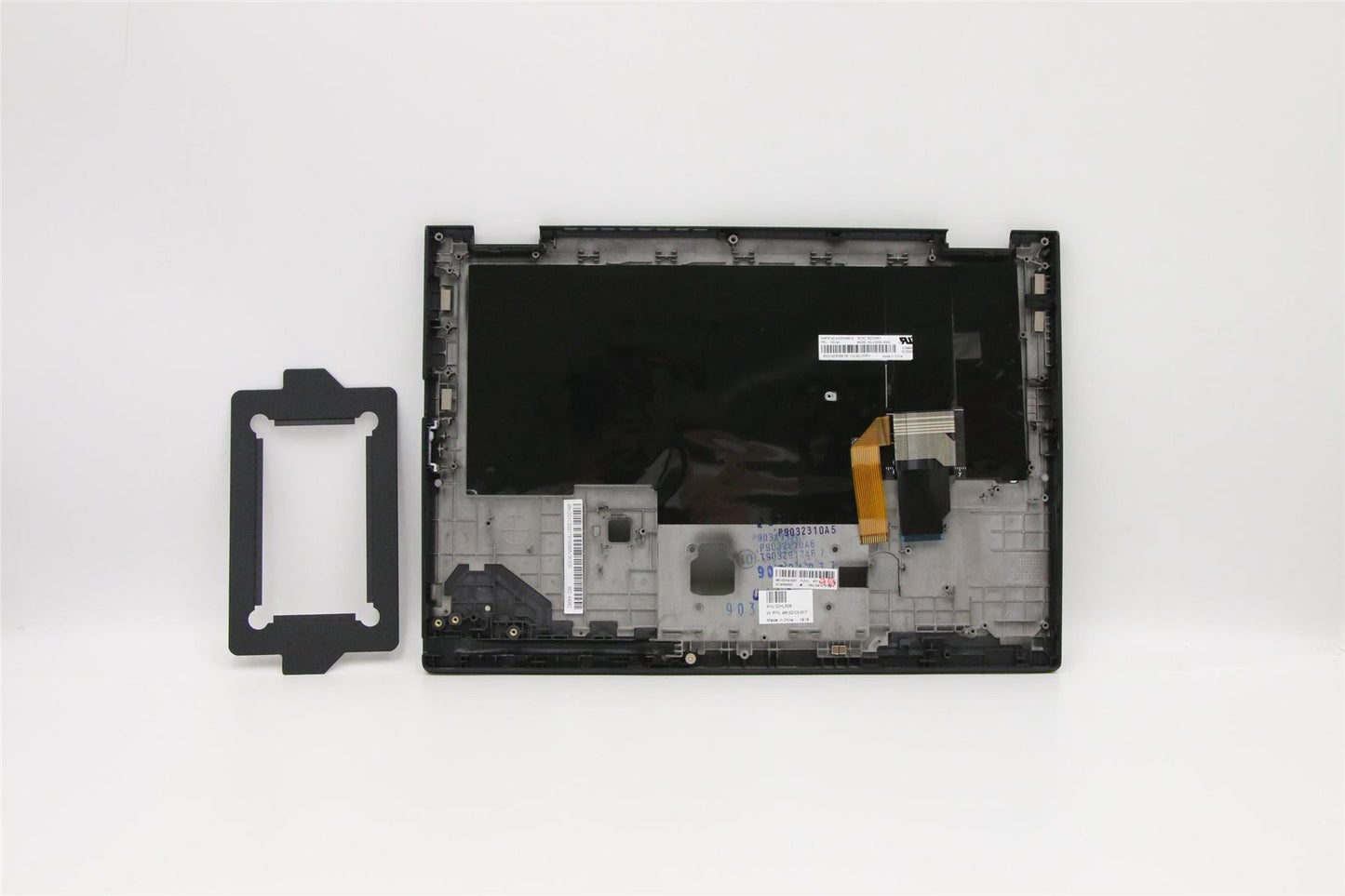 Lenovo Yoga X390 Keyboard Palmrest Top Cover Arabic Black Backlit 02HL506