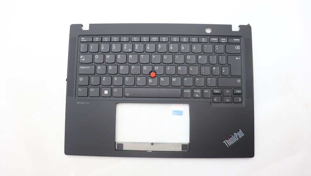 Lenovo ThinkPad X13 Gen 4 Palmrest Cover Keyboard UK Black Backlit 5M11L86077