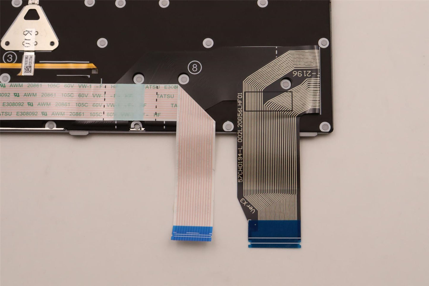 Lenovo ThinkPad X13 2 Keyboard Swedish Finnish Grey Backlit 5N21A21978