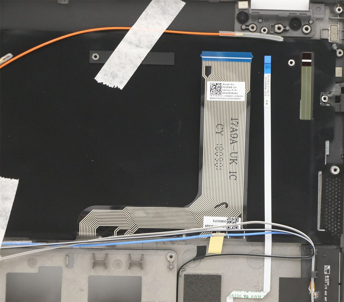 Lenovo Upper Case ASM C 81JL w/BL KB UK 5CB0S15931