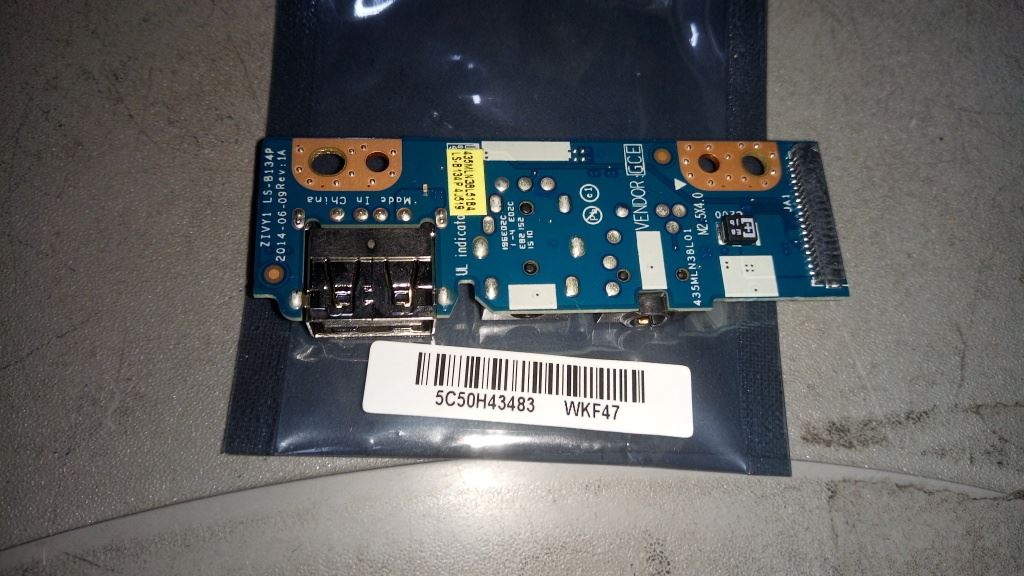 Lenovo C Y40-80 Audio I/O Board 5C50H43483