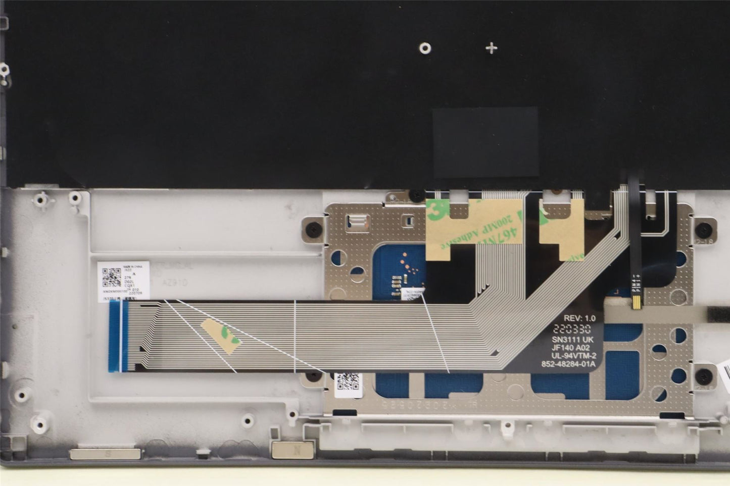 Lenovo Yoga 7 13IAP7 Palmrest Cover Touchpad Keyboard German 5CB1J31390