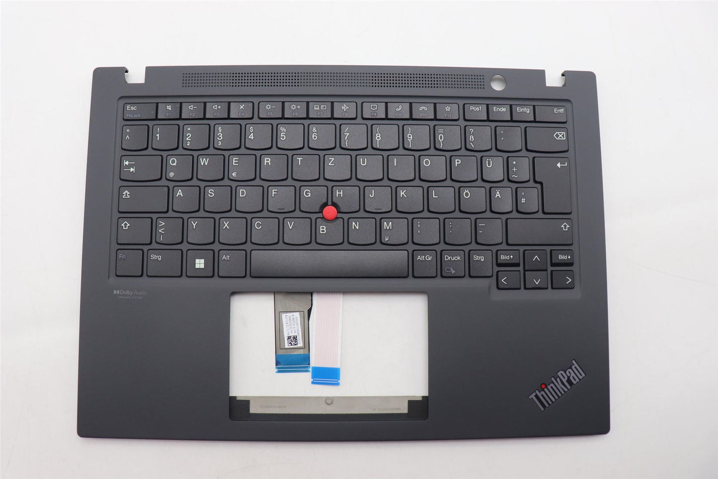Lenovo ThinkPad T14s Gen 3 Palmrest Cover Keyboard German Black 5M11G26944