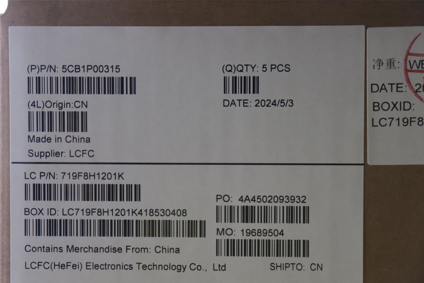 Lenovo Upper Case ASM_ENG L 83AC LG 5CB1P00315