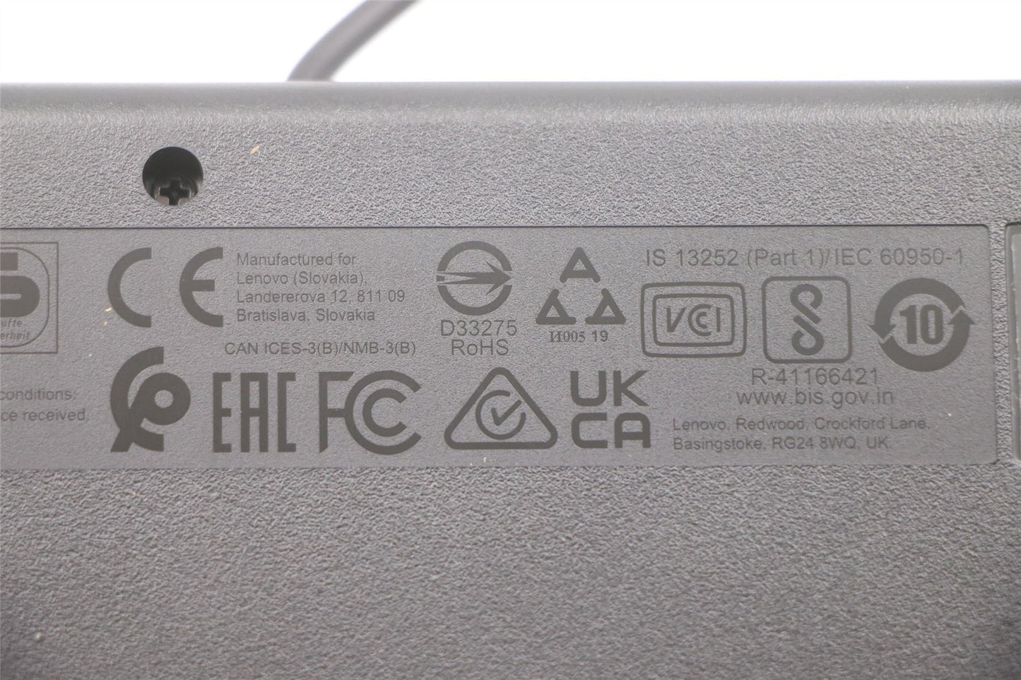 Lenovo USB TRDTNL KB BK THAI 00XH723