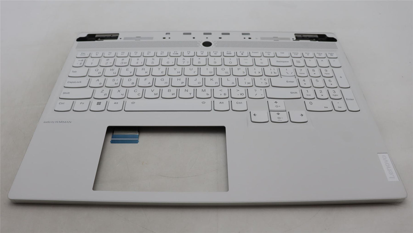 Lenovo Legion S7 16IRH8 Keyboard Palmrest Top Cover Ukrainian White 5CB1L83665