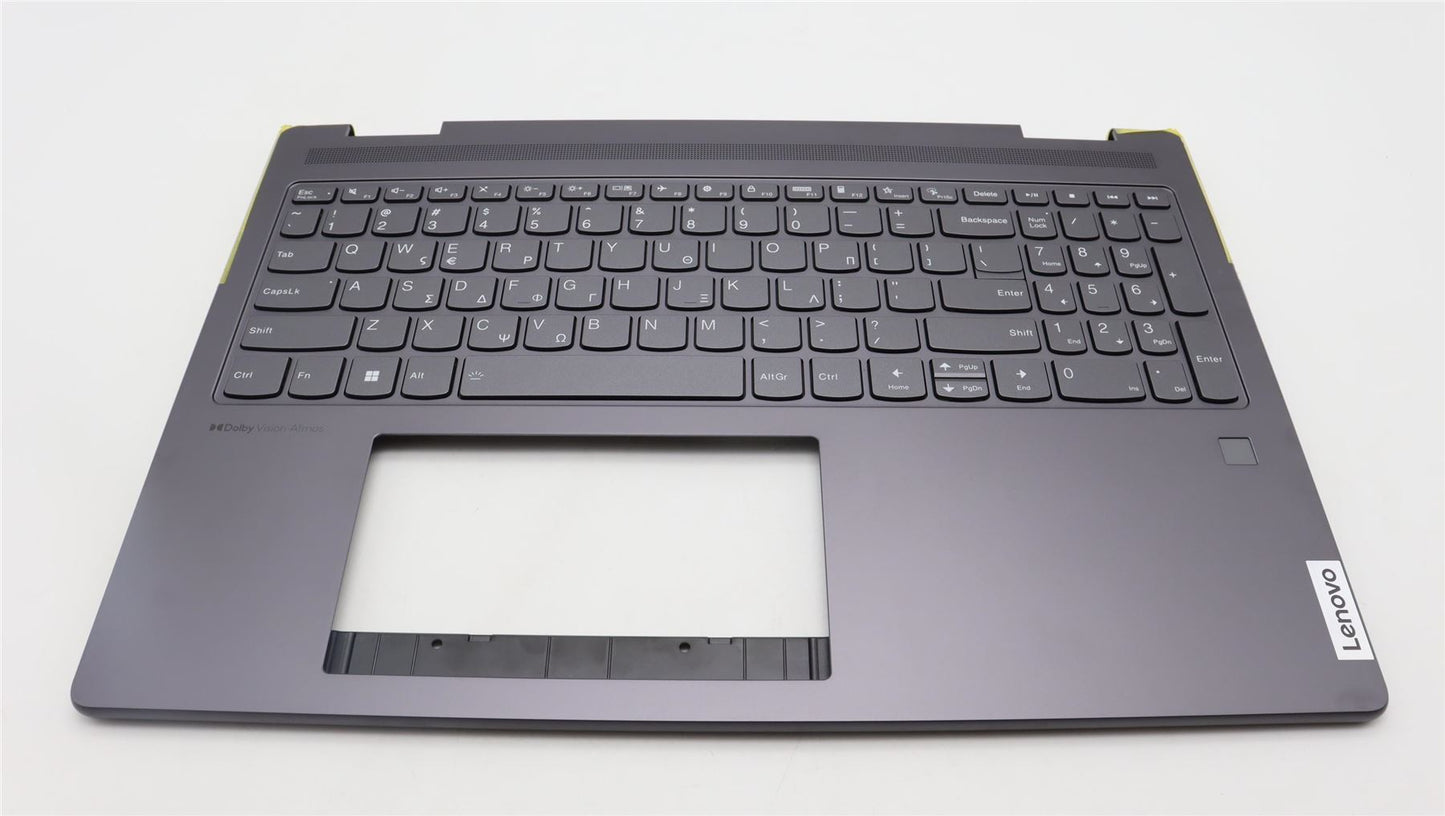 Lenovo Yoga 7 16IRL8 Keyboard Palmrest Top Cover Greek Storm Grey 5CB1L31844