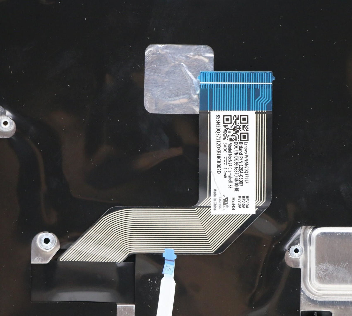 Lenovo Chromebook 100e 2nd Gen AST Palmrest Touchpad Cover Keyboard 5CB0Z21475