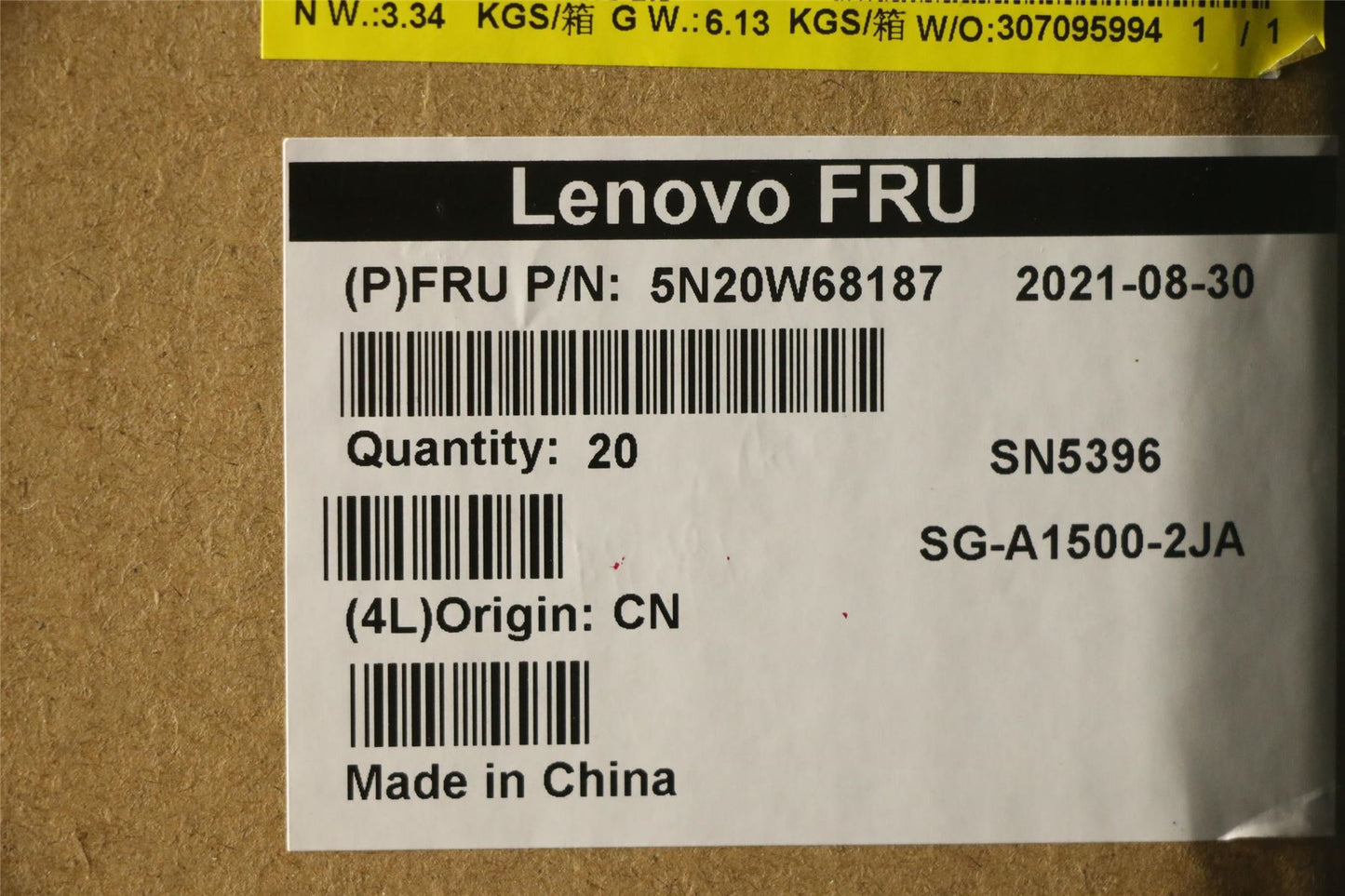 Lenovo ThinkPad L15 2 L15 Keyboard Belgian Black 5N20W68187
