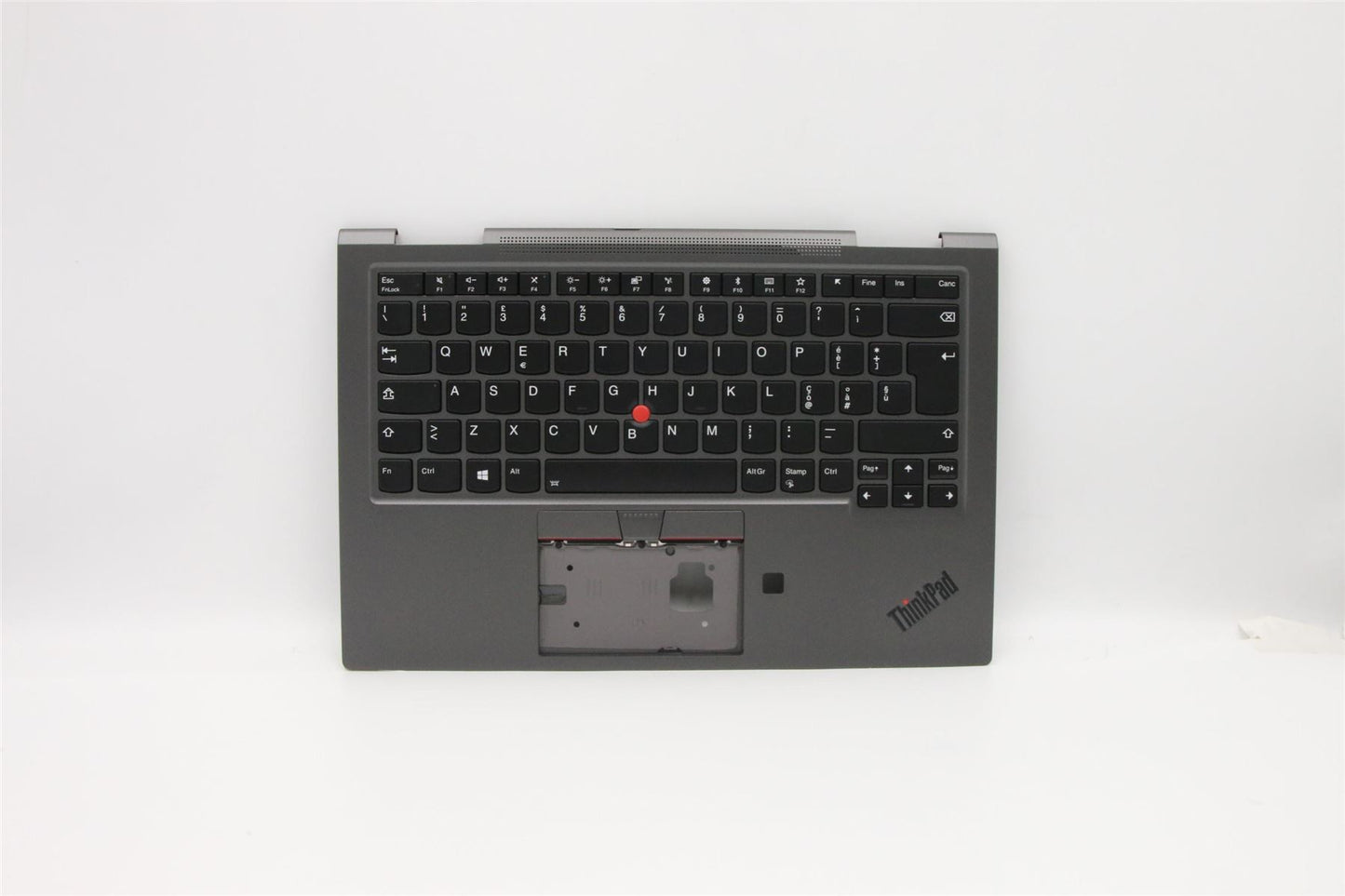 Lenovo Yoga X1 4th Keyboard Palmrest Top Cover German Grey 5M10V24928