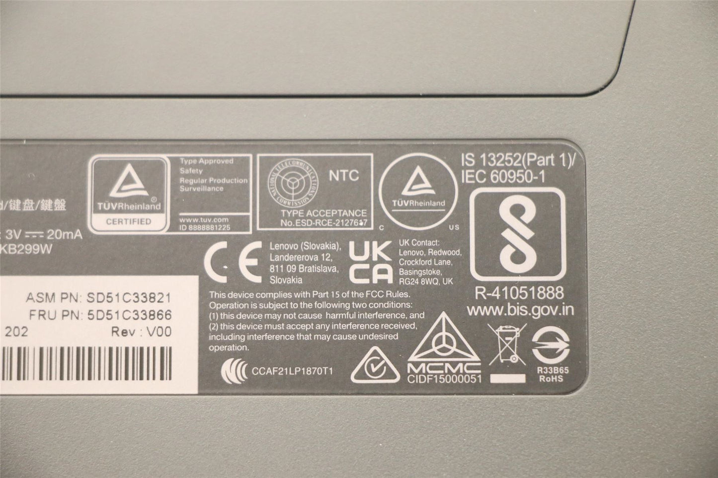 Lenovo Split KBD-Swed/Finn 5D51C33866