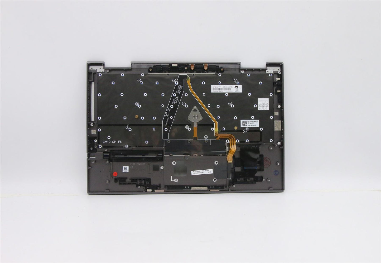 Lenovo ThinkPad X1 4th Gen Keyboard Palmrest Top Cover Bulgarian 5M10V24841