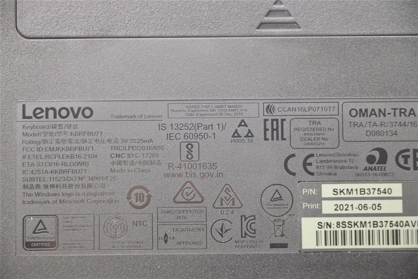 Lenovo Primax R71_G2 2.4G BKG DE 5KM0U87596