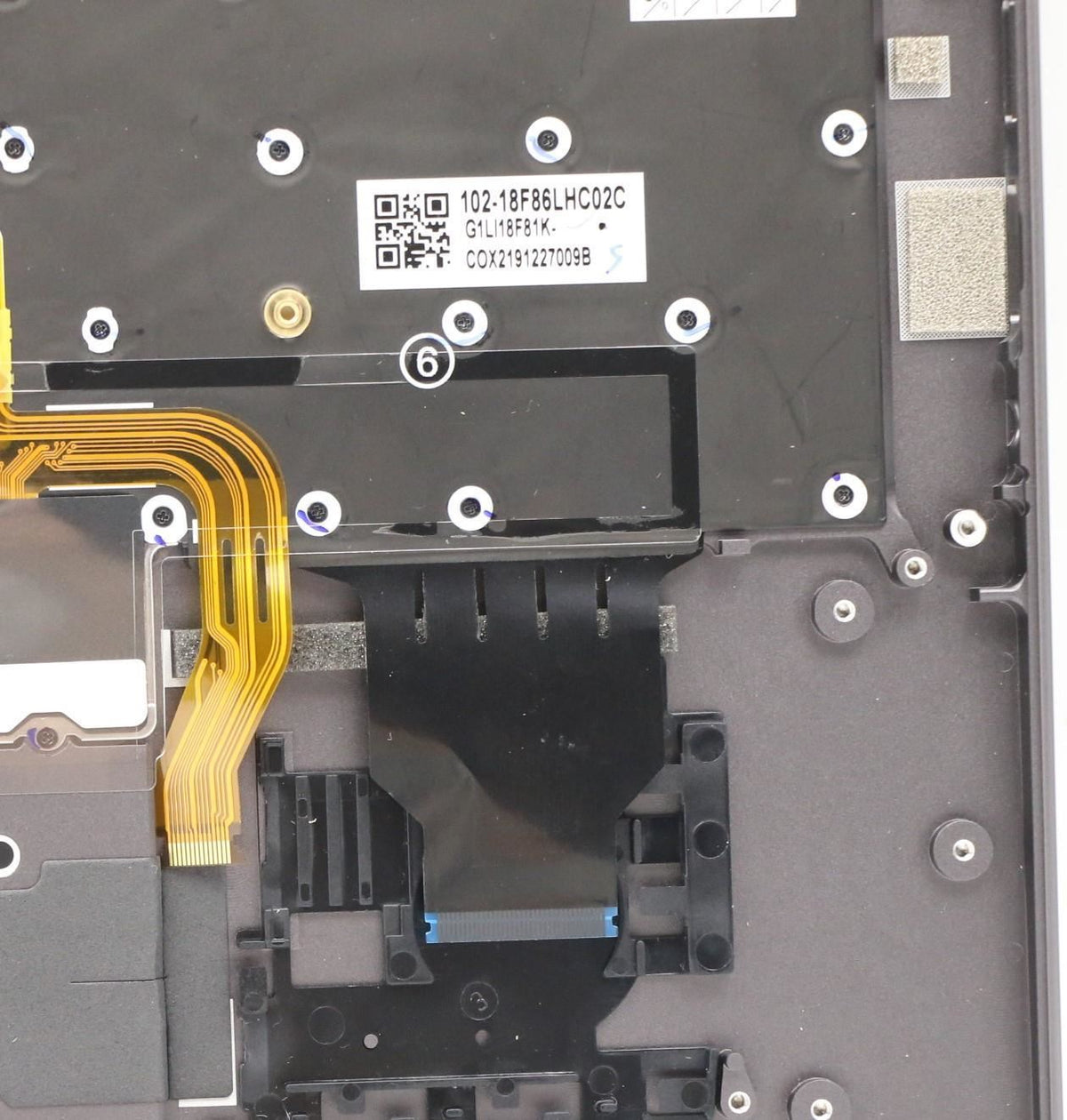 Lenovo MECH_ASM GRP,KBD,BZL,058 FRA,WL,IG,CHY 5M10V24837