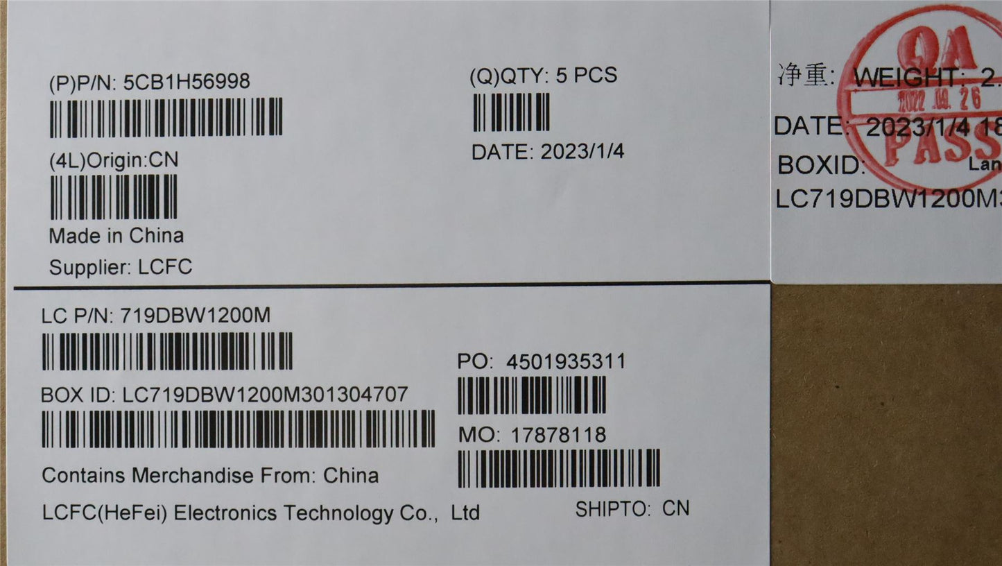 Lenovo Upper Case ASM_SPA L82RJ NFP MB 5CB1H56998