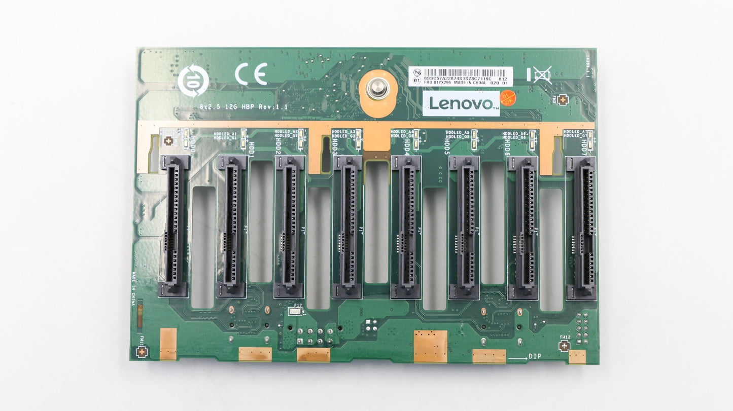 Lenovo TS450 2.5x8 HBP MSI Rev1.1_P3 x8 Board 01YX296