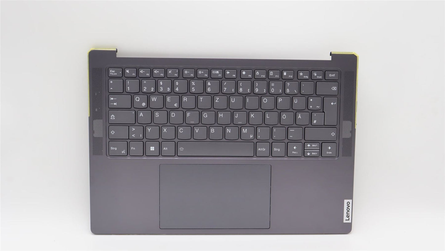 Lenovo Yoga 7 14IRH8 Palmrest Cover Touchpad Keyboard German 5CB1L39406