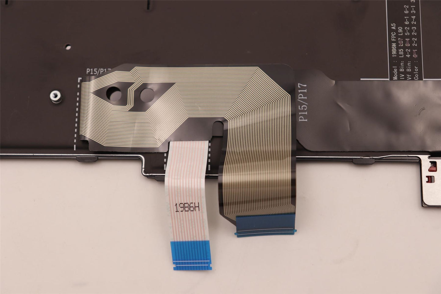 Lenovo ThinkPad T15g 2 P15 2 Keyboard Icelandic Black Backlit 5N21B44343