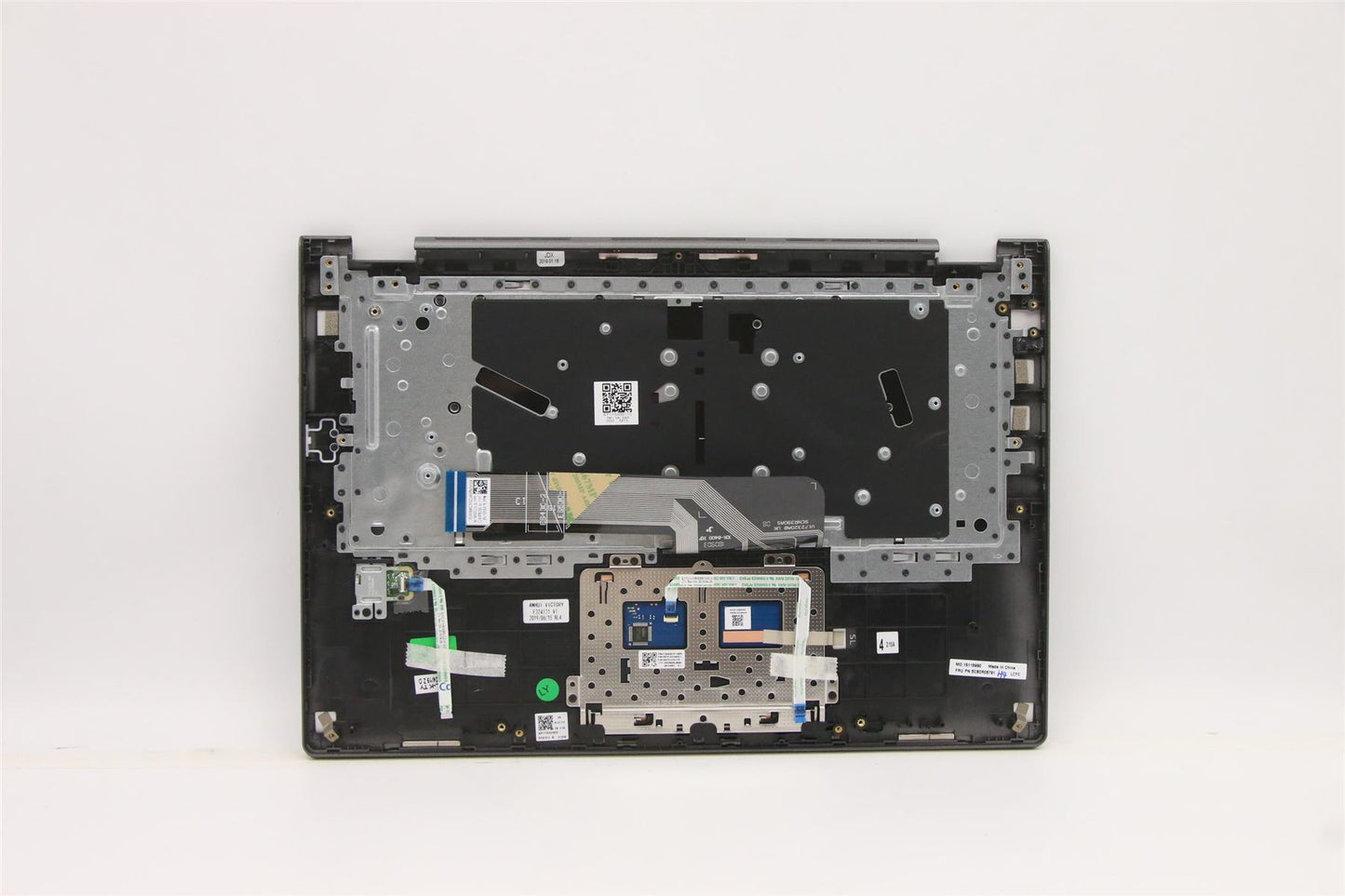 Lenovo Yoga 530-14IKB Keyboard Palmrest Top Cover Nordic Grey 5CB0R08791