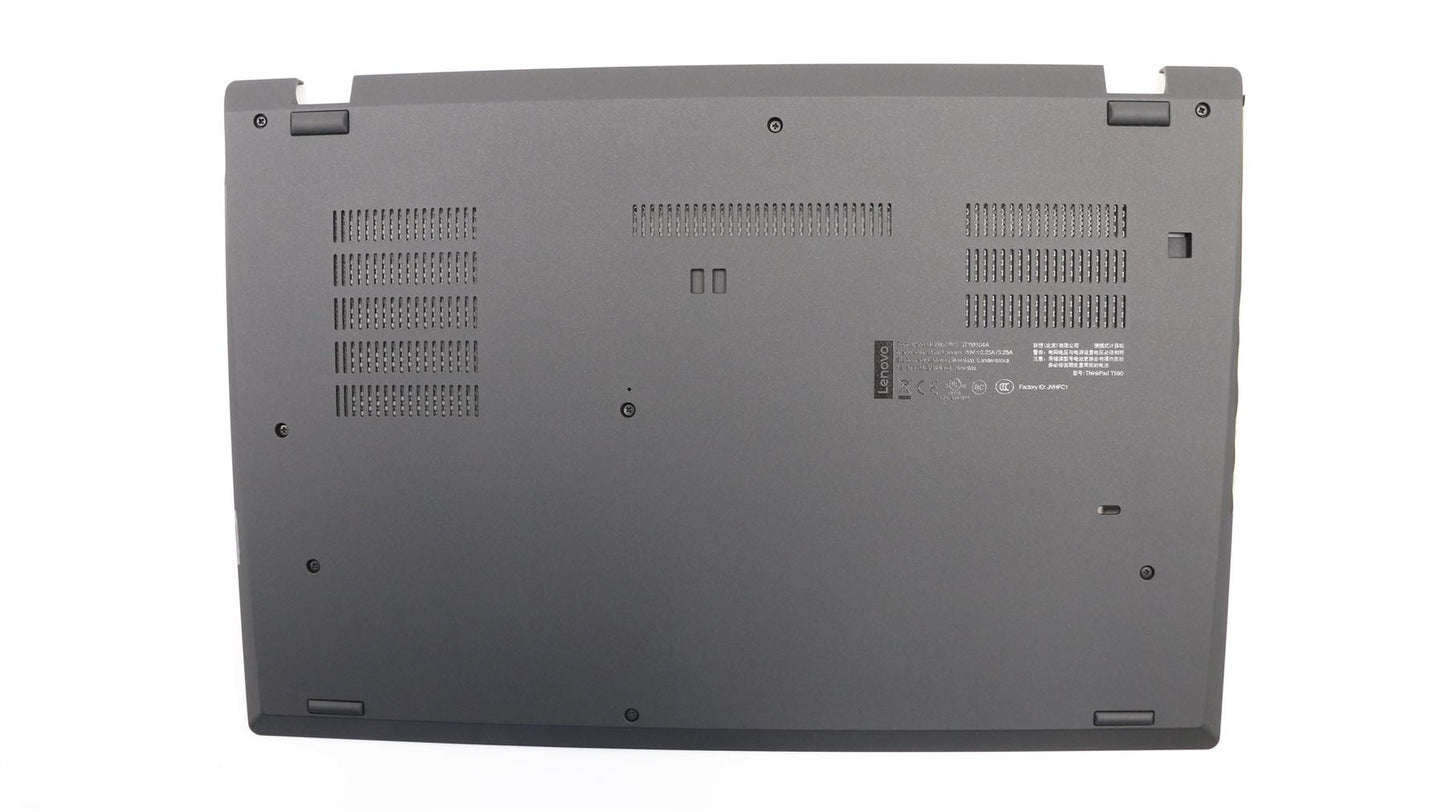 Lenovo ThinkPad T590 Base inférieure Couvercle du châssis inférieur Noir 01YN937