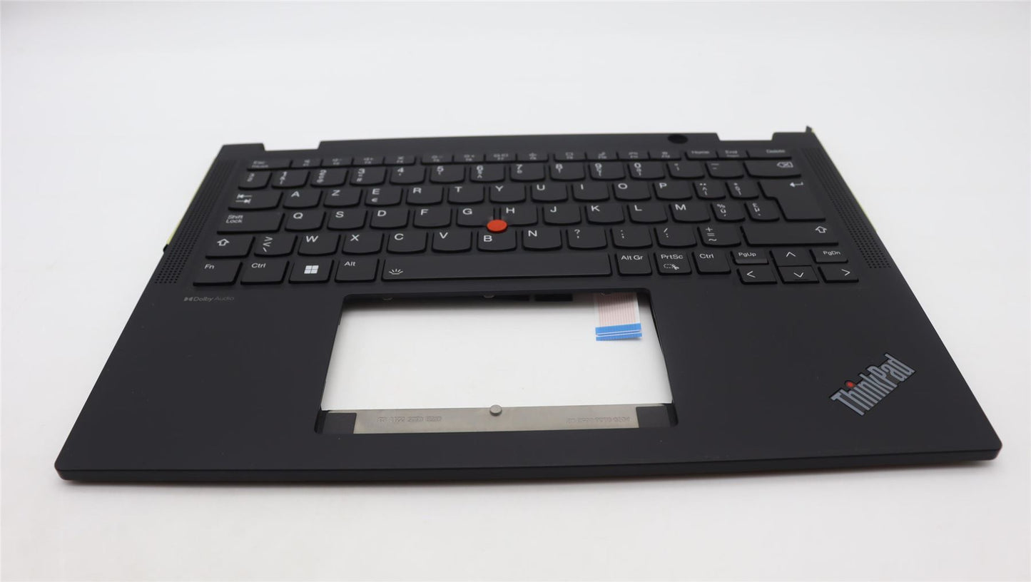 Lenovo ThinkPad X13 Gen 4 Keyboard Palmrest Top Cover Belgian Black 5M11L64082