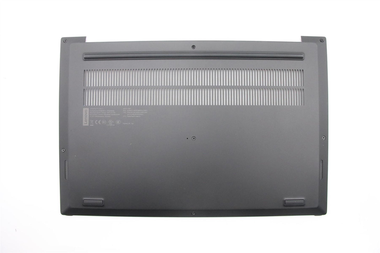 Lenovo ThinkPad P1 Gen 2 Bottom Base Lower Chassis Cover Black 02XR045