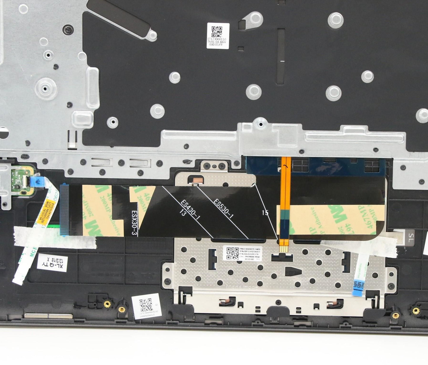Lenovo Yoga 530-14IKB Tastatur-Handballenauflage, obere Abdeckung, tschechisch, slowakisch, 5CB0R08756