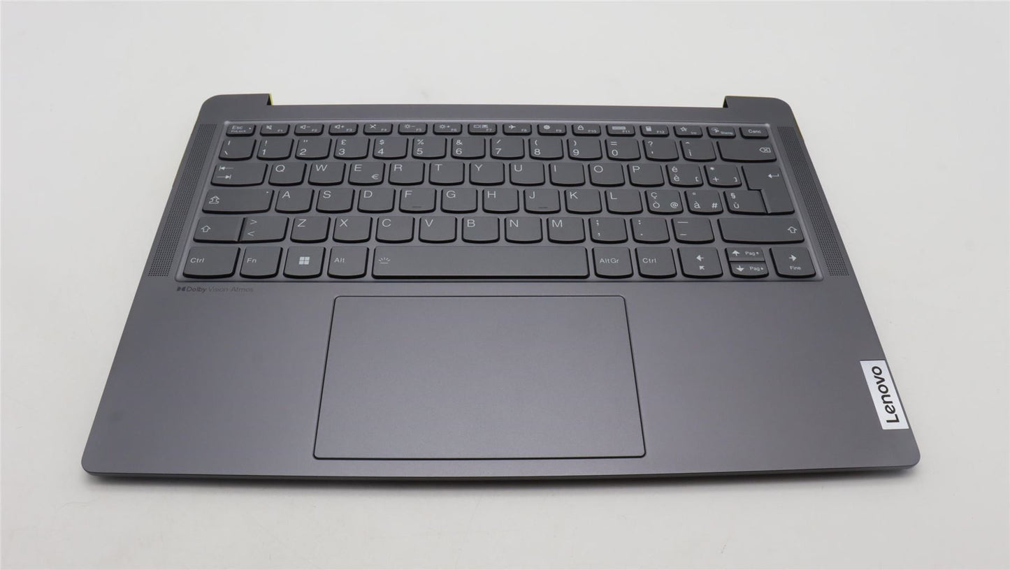 Lenovo Yoga 6 14IAP8 Palmrest Cover Touchpad Keyboard Italian Grey 5CB1K02699