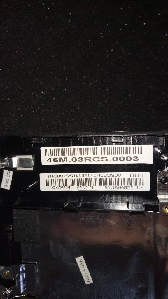 Lenovo Yoga 500-14IBD 500-14IHW 500-14ACL Keyboard Palmrest UK Black 5CB0H91156