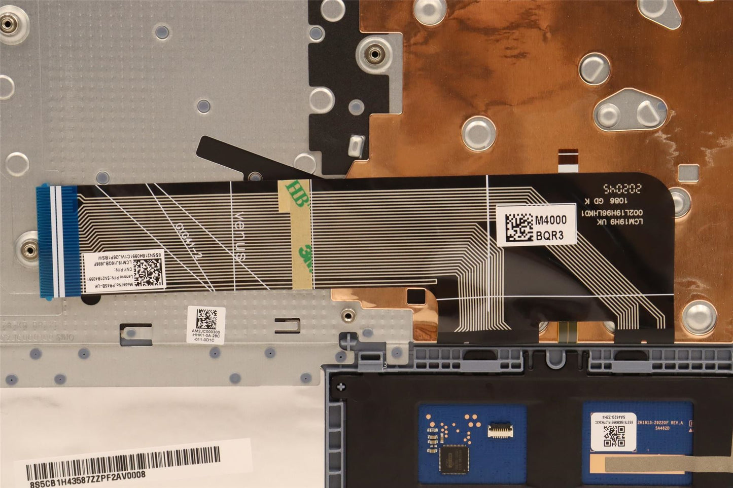 Lenovo Upper Case ASM_UKE L82RJ FP MB BL 5CB1H43587
