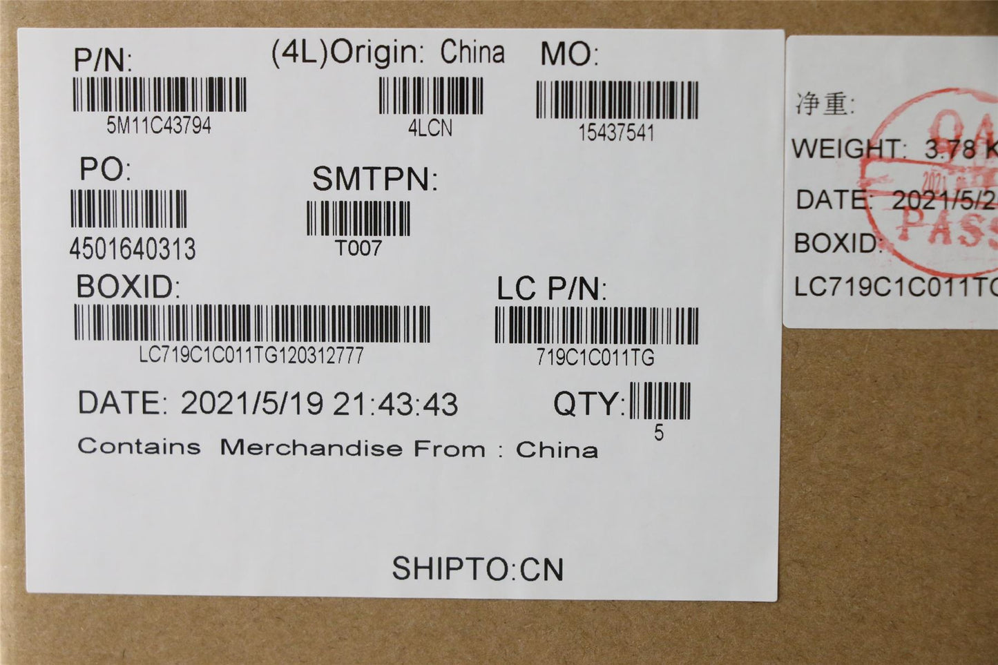 Lenovo MECH_ASM KB C RUS BKLT(PMX)PT FP US BK 5M11C43794