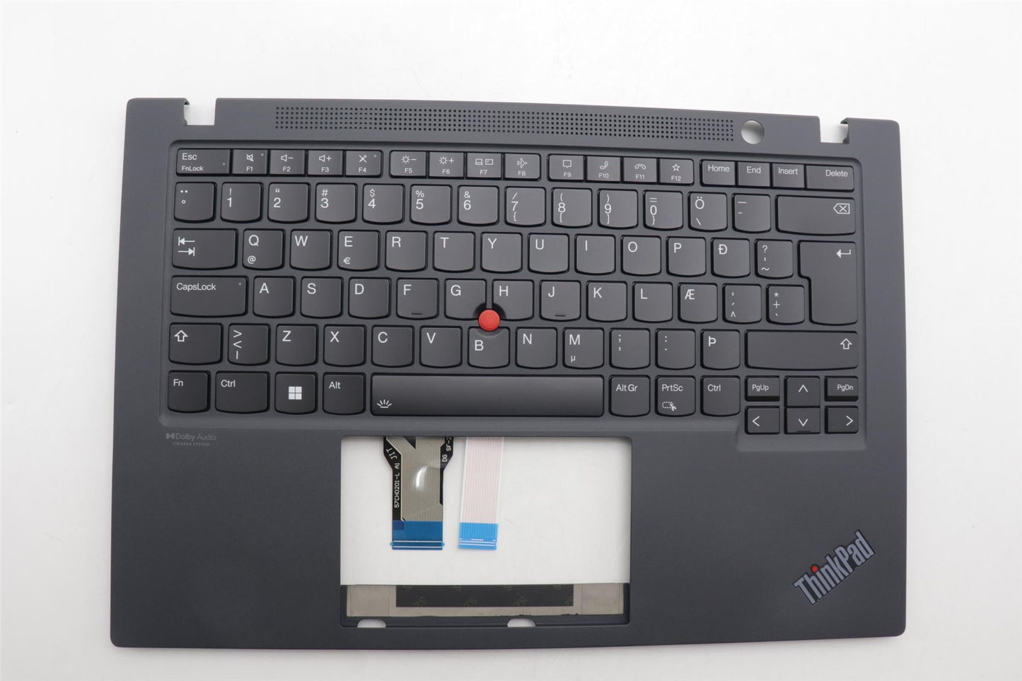 Lenovo ThinkPad T14s Gen 2 Keyboard Palmrest Top Cover Icelandic 5M11A37625