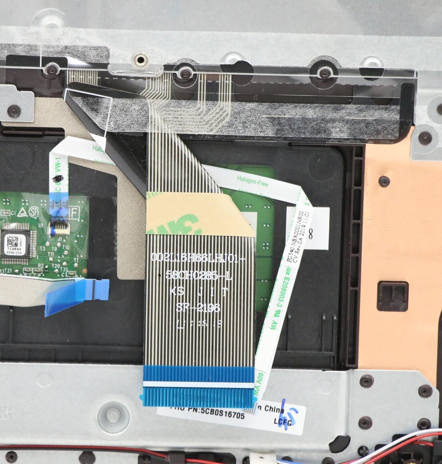Lenovo IdeaPad L340-15IWL L340-15API Keyboard Palmrest Top Cover UK 5CB0S16705