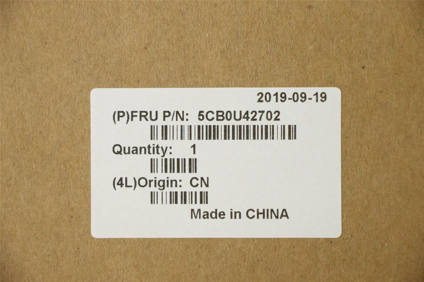 Lenovo Legion Y540-15IRH LCD Cover Rear Back Housing Black 5CB0U42702