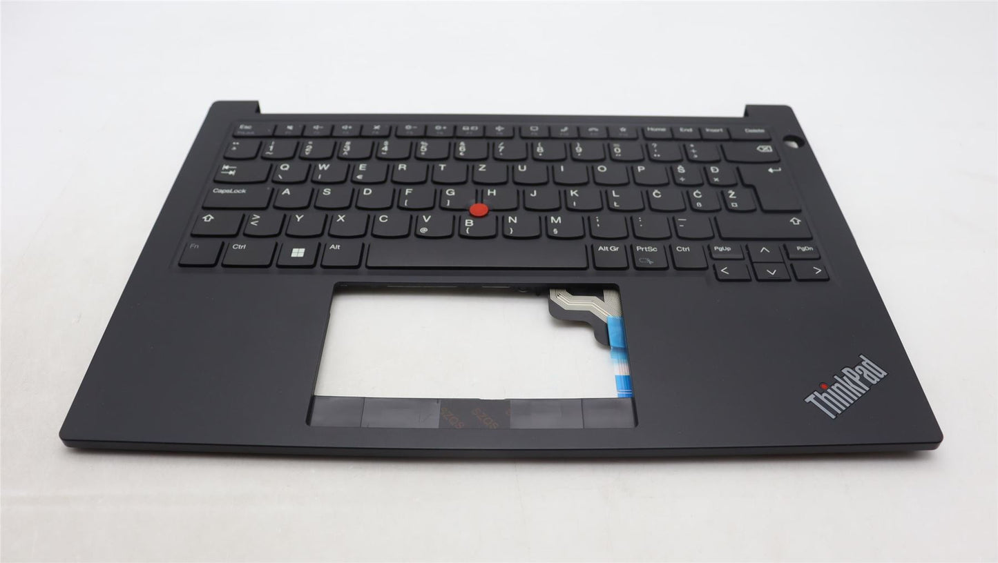 Lenovo ThinkPad E14 Gen 5 Keyboard Palmrest Top Cover Russian Black 5M11L92295