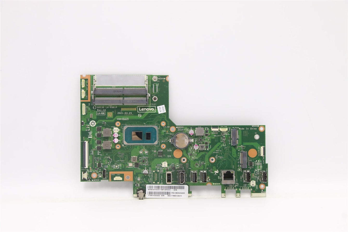 Lenovo IdeaCentre 3 24ITL6 3 22ITL6 Motherboard Mainboard UMA 5B20U54600