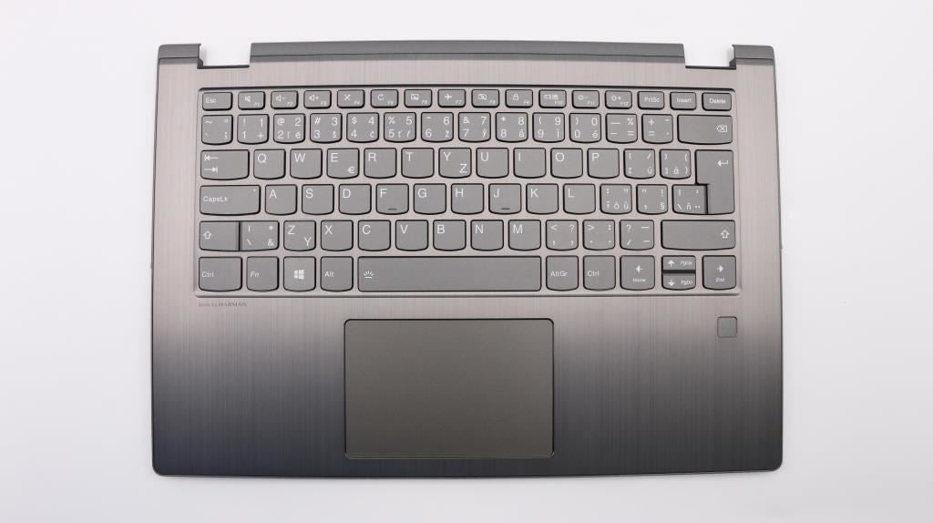 Lenovo Yoga 530-14ARR Keyboard Palmrest Top Cover Czech Black Backlit 5CB0R47311
