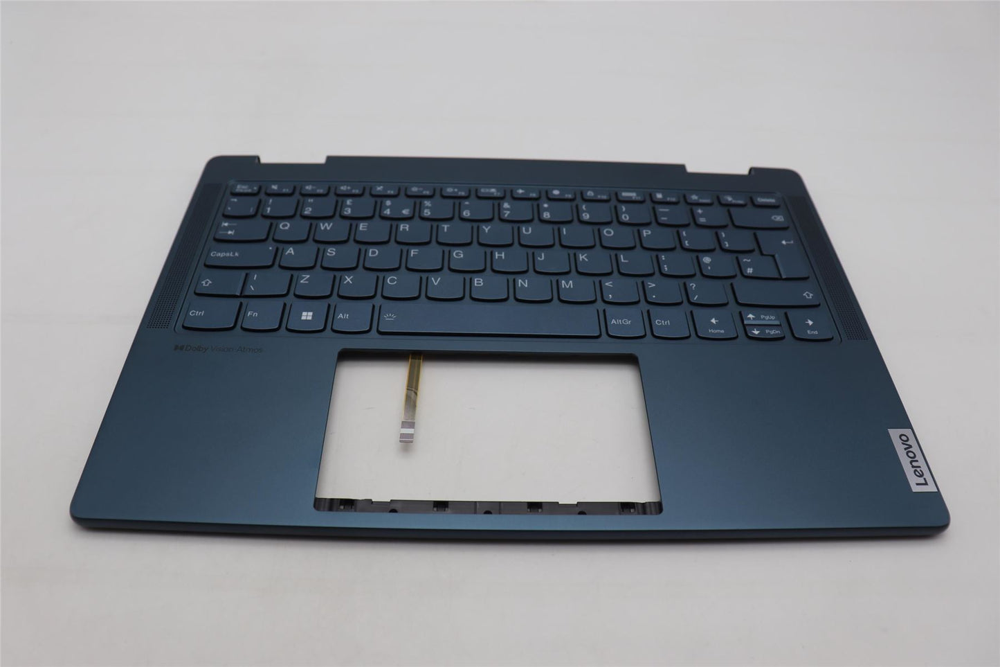 Lenovo Yoga 7 14ARP8 Keyboard Palmrest Top Cover UK Blue 5CB1L48337