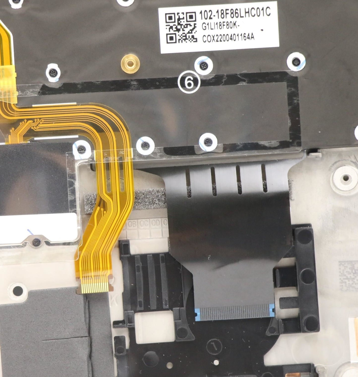 Lenovo MECH_ASM GRP KBD BZL,058 FRA,WW,DB,CHY 5M10W85910