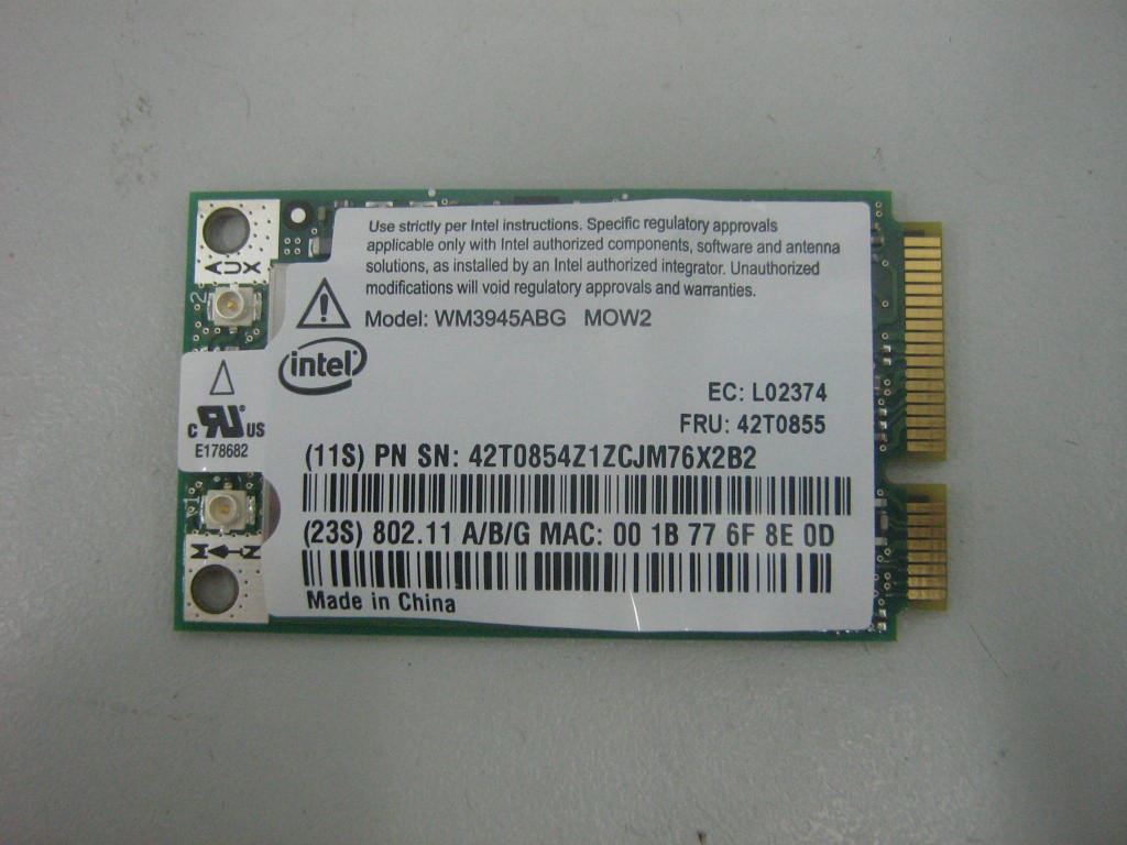 Lenovo FRU Golan WiFi WLAN Board 42T0855