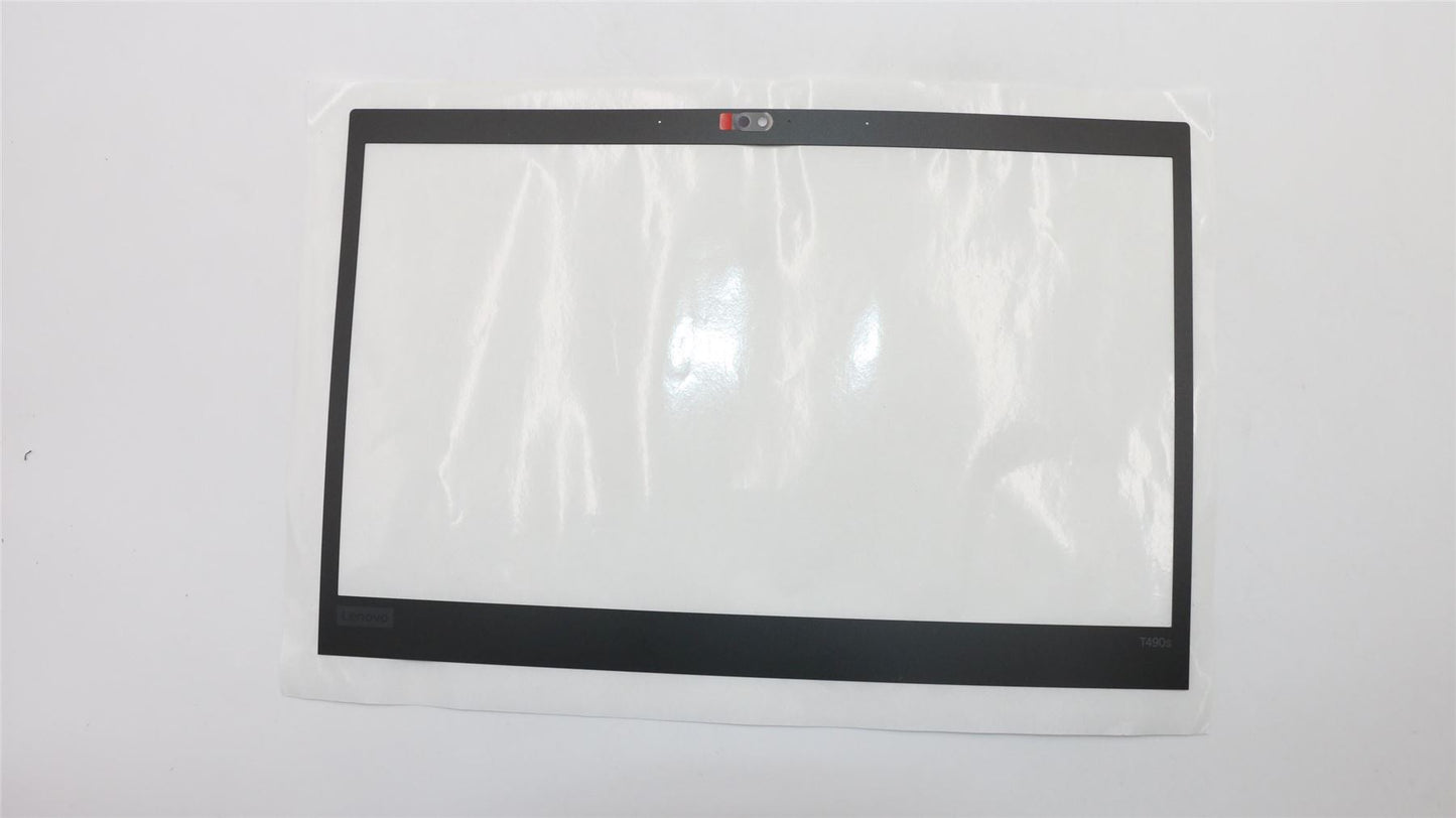 Lenovo ThinkPad T490s Bezel Trim Frame Sheet Cover Black 02HM518