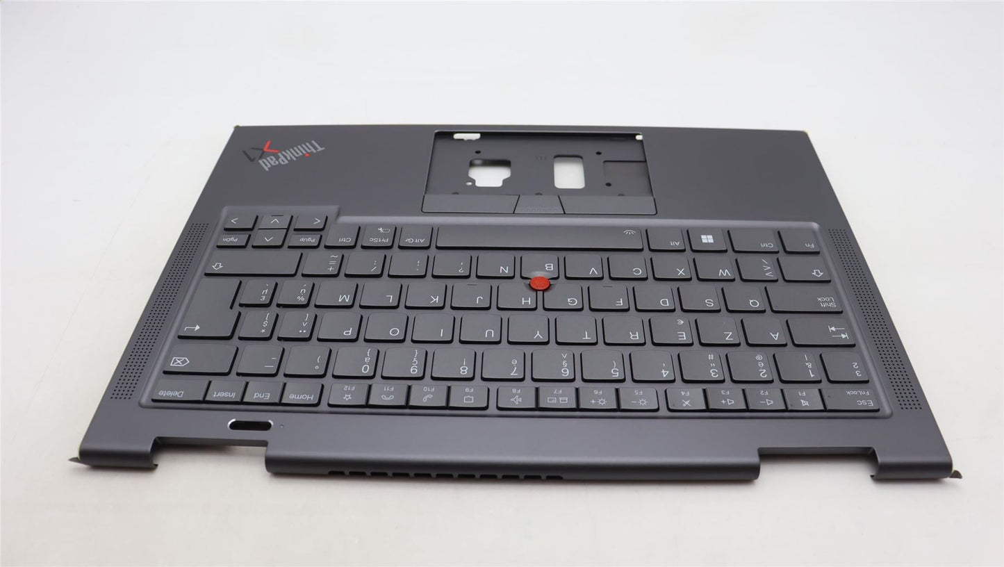 Lenovo ThinkPad X1 7th Gen Keyboard Palmrest Top Cover Belgian 5M11H45730