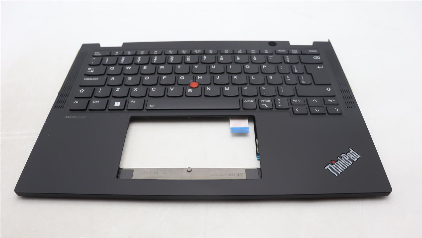 Lenovo ThinkPad X13 Gen 4 Keyboard Palmrest Top Cover Black Backlit 5M11L64084