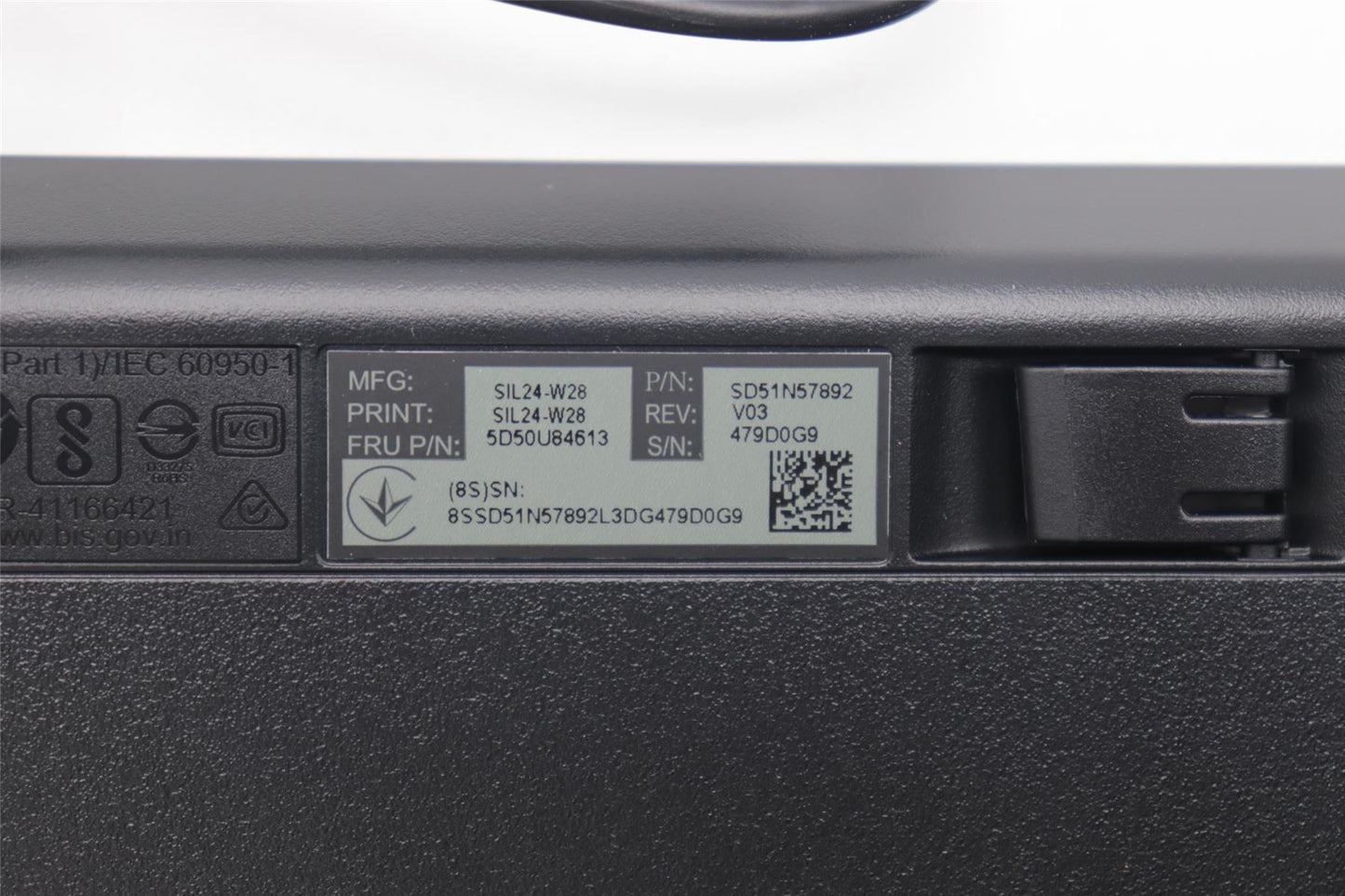 Lenovo DT_KYB Calliope USB G2.5 BK_KZN 5D50U84613