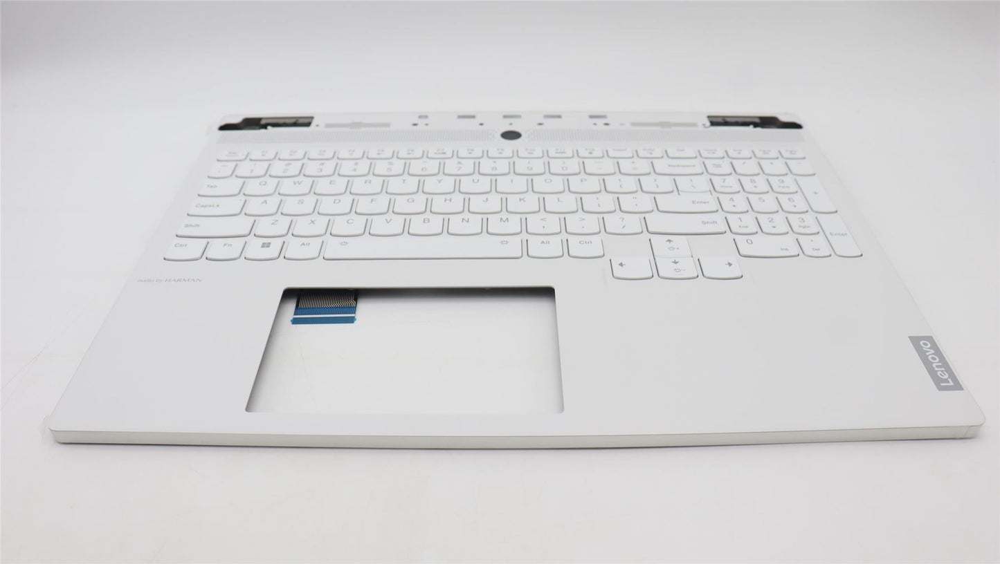 Lenovo Legion S7 16IRH8 Keyboard Palmrest Top Cover US White Backlit 5CB1L83635
